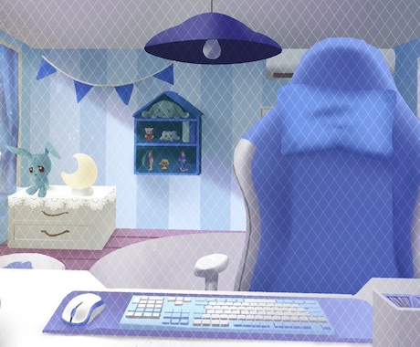 Vtuber配信者向け背景イラスト描きます あなたが思い描く理想の部屋を描きます！ イメージ1