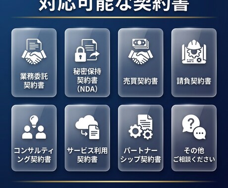 行政書士が契約書のひな形を作成します 取引に必要な契約書をゼロから作成 イメージ2