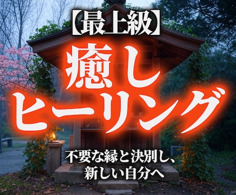 癒し遠隔ヒーリングで心の重荷を解放します 不要な縁と決別し、新しい人生へ一歩 イメージ1