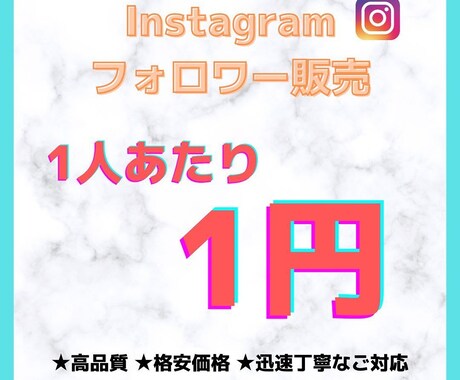 あなたのInstagramのフォロワーを増加します Instagramのフォロワーをすぐに増やしたい人におすすめ イメージ1