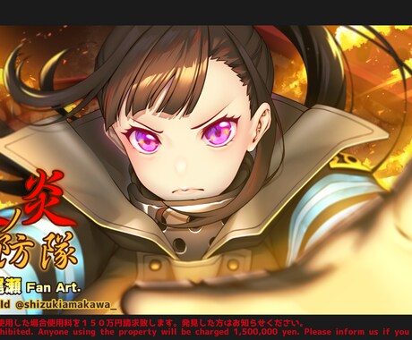 YouTubeサムネイラスト制作承ります 女性キャラ男性キャラ制作可能です イメージ2