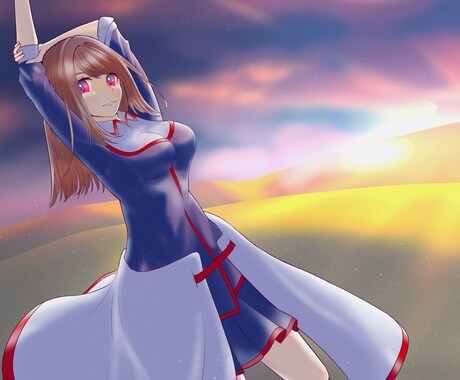 イラスト描きます 爽快感あるイラスト、かわいい女の子のイラストを描きます イメージ1
