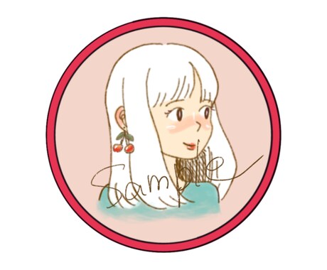 9月限定値下げ！エモくて可愛いアイコンを描きます SNSやブログ等に！表情違いも！ジャケ写や挿絵利用イラストも イメージ1