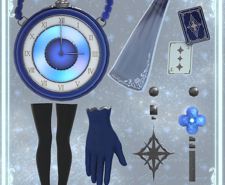 複雑なデザイン用⭐VRChat向け衣装を作ります 【商用利用可】フルスクラッチ衣装 イメージ2