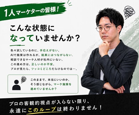 1人マーケター特化｜壁打ち＆戦略整理します 現役プロ（元1人マーケター）があなたの課題に寄り添います イメージ2