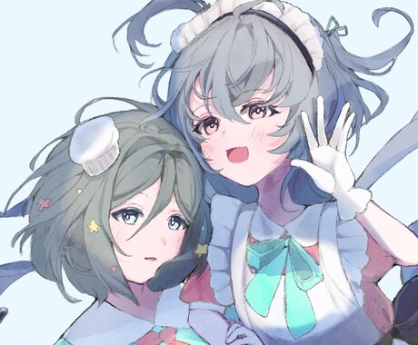 かわいいイラストお描きします 優しい雰囲気のイラスト作成しています イメージ1