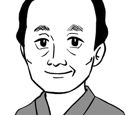 昭和漫画風の似顔絵アイコンお描きします！ イメージ1