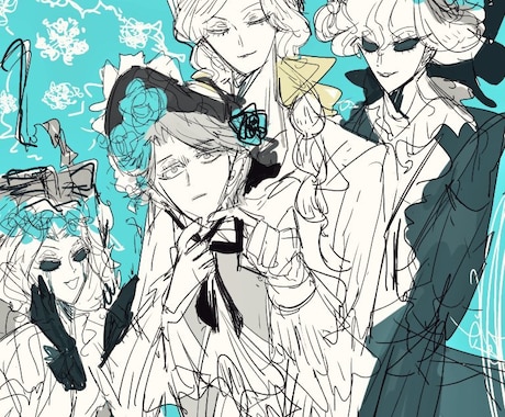ご希望のキャラクターイラスト描きます 可愛い！かっこいい！に合わせたニーズにお答えします✨ イメージ2