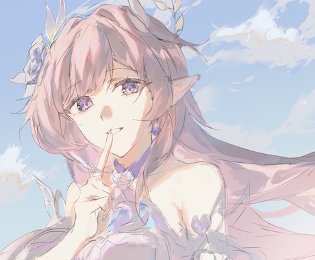 色つき1枚絵、サムネ用イラストなど描きます 美麗な画風で、雰囲気にあったイラストを描きます イメージ1