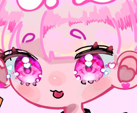 夢絵作成します 可愛い夢絵作成します!!好きなあのキャラと、オリキャラと! イメージ1