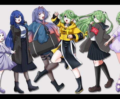 TRPGに使用できる立ち絵、制作します 最短三日！すぐに立ち絵が必要な方へ！ イメージ2