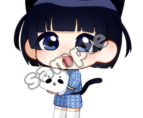 グッズに使うSDイラスト描きます グッズ制作のお手伝いをいたします！ イメージ1
