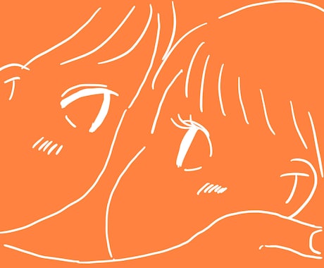 線だけのイラストをオーダーメイドいたします 線だけで書くゆるふわイラストを作成いたします！ イメージ1