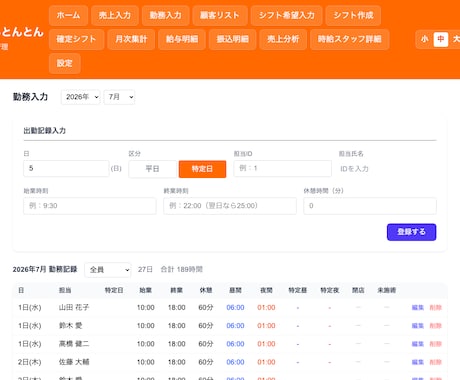 パッケージソフトに載らない業務をシステム化します うちのやり方に合わせて、まるごと作ります イメージ1