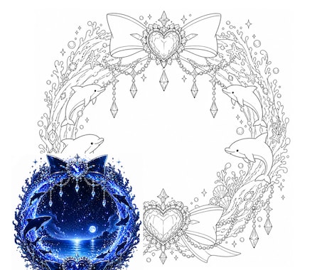 オリジナルアイコンフレーム制作します 17LIVE・IRIAM・X等対応！世界観に合わせて制作！ イメージ1