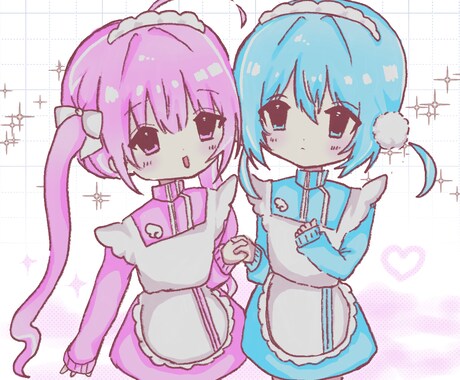 可愛い女の子のイラストを描きます 安価で自分のキャラクターをイラストにしませんか？ イメージ1