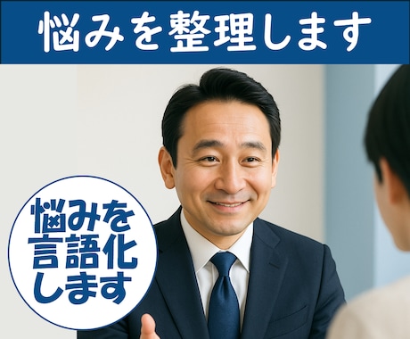 本音で悩みを整理・解決します もやもやした悩み、言語化します イメージ1