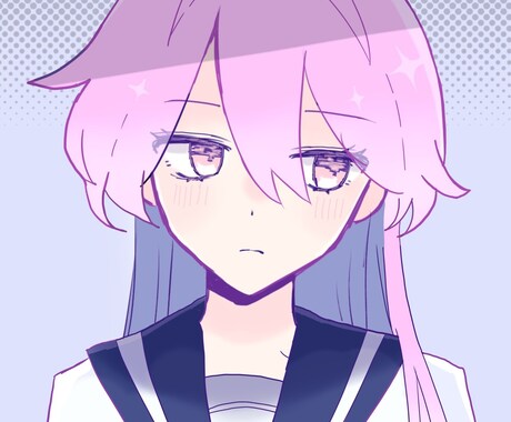 女の子や中性的な男の子のイラストを描きます かわいい雰囲気のアイコン・イラスト制作をします！ イメージ1
