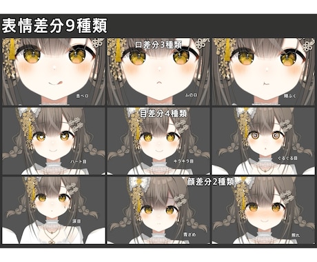 Vtuberモデルを一括制作します イラストからモデリングまでおまかせください! イメージ2
