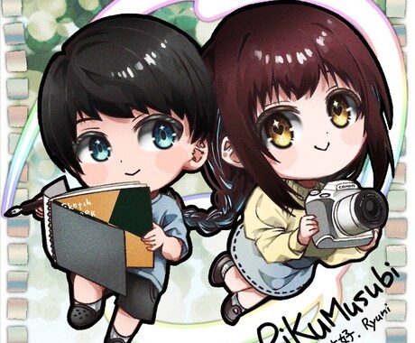 商用可！ミニキャラ制作！修正無制限！で書きます 修正無制限、追加金は商用とお急ぎ以外なし！！ イメージ2