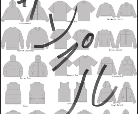 アパレル始めたい方は必ず使うモックアップ販売します イメージ1
