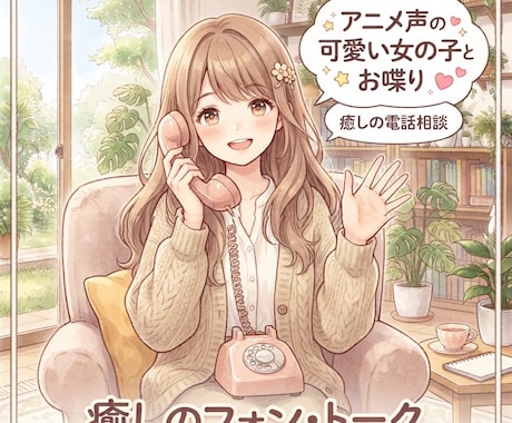 アニメ声であなたを癒やします 可愛い声に癒やされたいあなたへ♪ イメージ1
