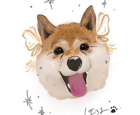 ペットのフェアリーなにがお絵を描きます 犬、猫、鳥、爬虫類..etc 動物ならなんでもOK イメージ2