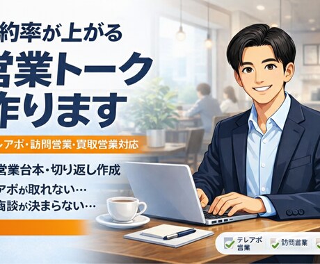 営業が辛い方へ。優しく寄り添い売れるコツを教えます 売れない原因を解決。自信を持って話せるまで優しく伴走します。 イメージ1