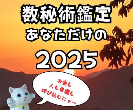 数秘術が明かす新時代の兆し★★★運命を動かします 2025年のパーソナルイヤーナンバーで未来をデザイン！ イメージ1