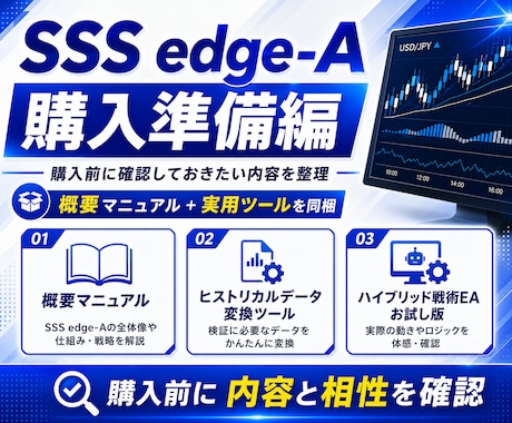 SSS edge-A購入準備を提供します 正式版を検討する前の事前案内セット イメージ1