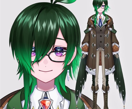 V向け！魅力的なLive2Dモデルを制作いたします キャラデザ〜モデリングまで破綻のないLive2Dモデルを制作 イメージ2