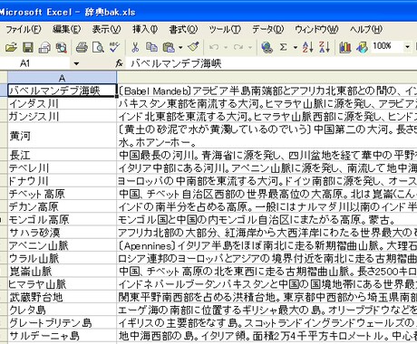 エクセルシート作成します イメージ1