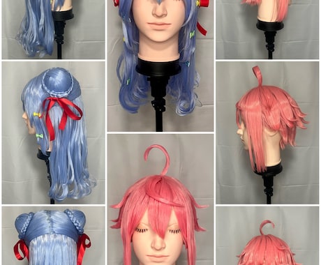 コスプレウィッグ・創作ウィッグ制作いたします 流行りのキャラ