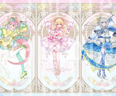 Live2D用パーツ分け＋立ち絵制作します キャラデザから一括対応可能です！ イメージ2