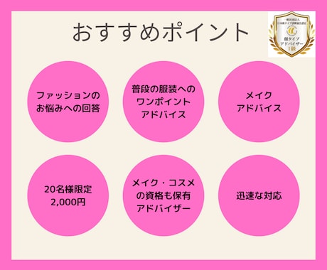 顔タイプ診断®でファッションのモヤモヤを解消します 具体的なアドバイスが欲しい方・客観的にみた似合うを知りたい方 イメージ2