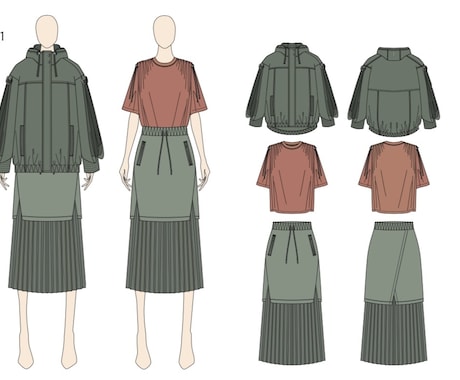 衣装・洋服デザイン・製作承ります オリジナルの衣装作成をしたい方に！ イメージ1