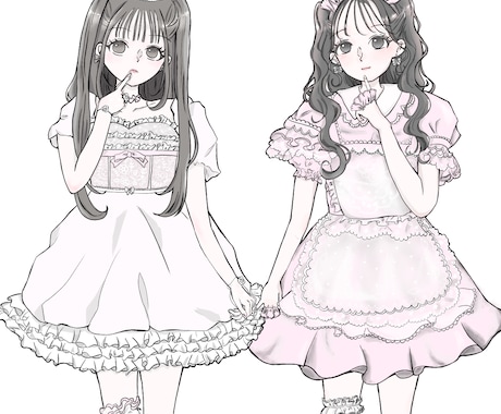 ふんわり可愛い夢絵・一枚絵お描きしますます サムネ/生誕祭/夢絵など様々な用途に対応致します！ イメージ2
