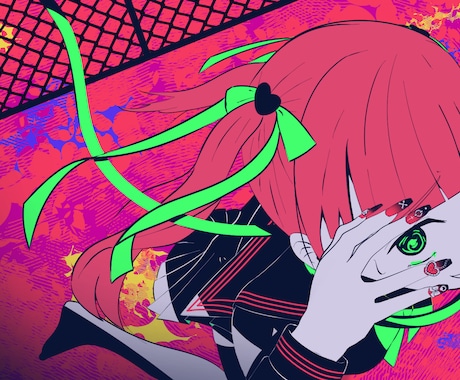 ビビッドなベタ塗りイラストを描きます イメージ1
