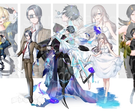 イラスト作成します 商用利用可能　背景・ミニキャラ・等身キャラ描きます！ イメージ1