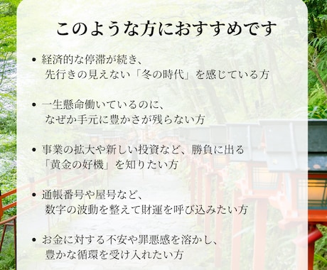 白龍巫女が霊感で金運の停滞を溶かし豊かさを呼びます 数霊の力と白龍の神託で、あなたの人生に黄金の循環を導きます イメージ2