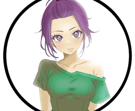 可愛いアイコン風イラストを最長3日以内で描きます