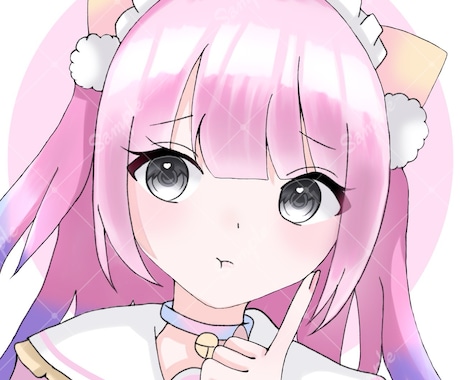 可愛いアイコン、イラスト描きます SNSのアイコン、ヘッダー、サムネイル等に使用可能です！ イメージ2