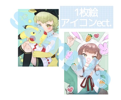 あなただけのキラキラ目アイコン描きます TwitterなどSNSで使える！■理想通りをお届け！ イメージ2