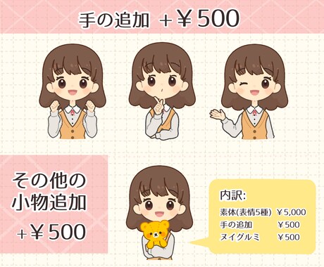 商用利用可！ シンプル似顔絵アイコンをご提供します ラフ修正は無制限でいたします！商用利用OK！ イメージ2
