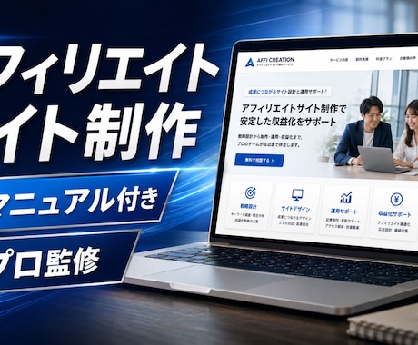 アフィリ広告掲載サイト・自社製品PRサイト作ります イメージ1