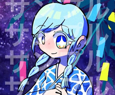 ポップでかわいい人物・動物イラスト描きます アイコン・動画・グッズなど用途に合わせたイラストを作成します イメージ2
