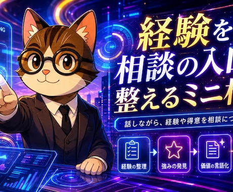 経験を相談の入口に整えるミニ相談をします note・SNS・プロフィールを