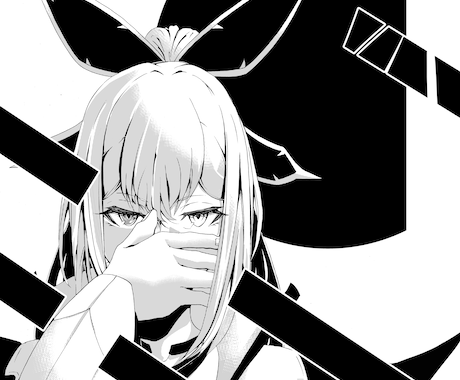モノクロでイラストを制作します ヘッダー画像等で新たなイラストをお求めの方へ イメージ2