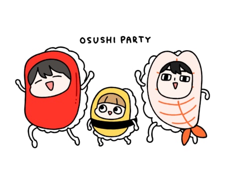 ポップな似顔絵描きます イメージ1