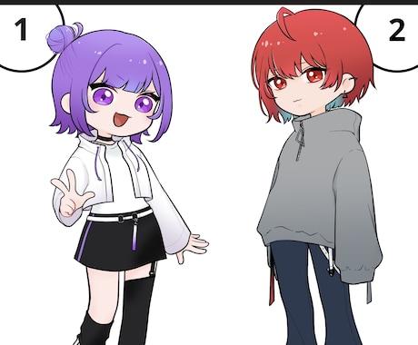 イラスト制作します 商用利用◎アイコンや動画に！可愛いキャラクターお描きします イメージ2